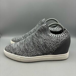 Steve Madden Hidden Wedge Shoes Women’s Size 10 M Sly Gray Multi Knit Pull On‎